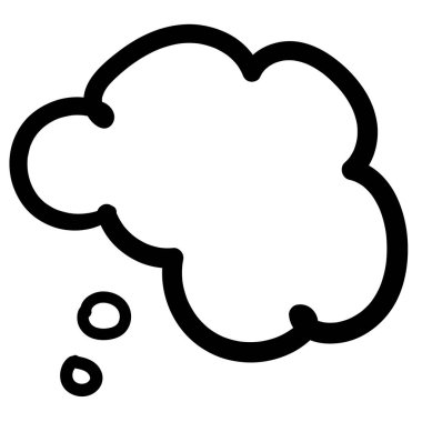 balon düşünce simgesi, özet biçimi