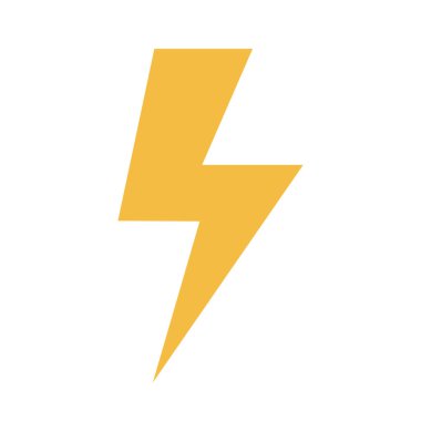 Yıldırım vektör simge tasarlamak