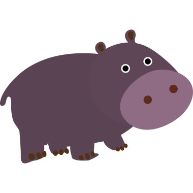 sevimli domuz çizgi film simgesi