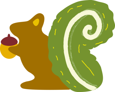 Şirin bir çizgi film karakterinin vektör çizimi