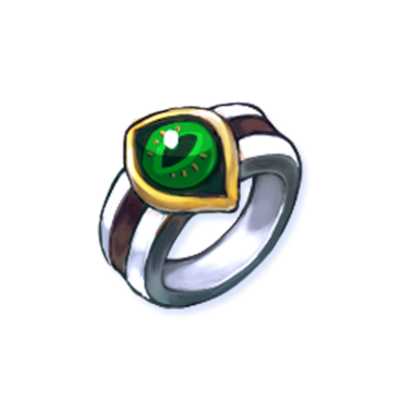 Elmas yüzük simgesi, karikatür tarzı