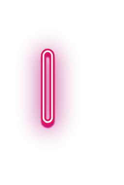 Ampullü kırmızı neon bir dairenin neon ışığı.