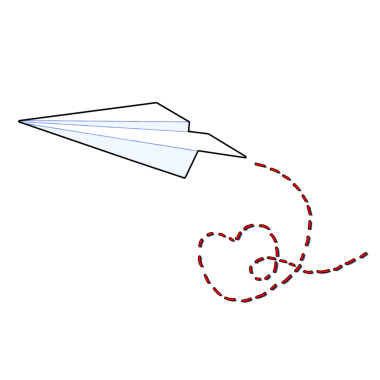 Kırmızı ve beyaz bir kelebeğin vektör çizimi