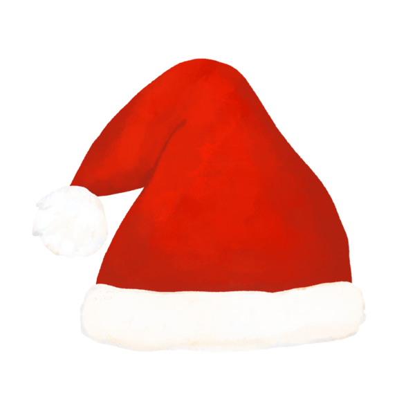 Noel Baba şapkası izole edilmiş ikon vektör çizimi tasarımı