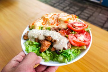 sebzeler lezzetli tavuk