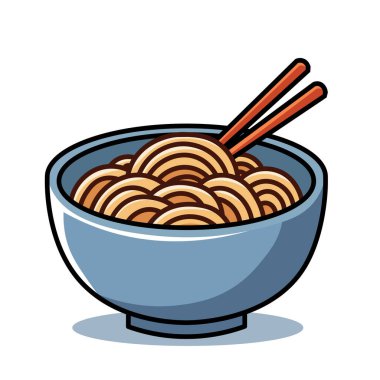 Çubuklu Eriştenin Çizimsel Vektör Karikatürü