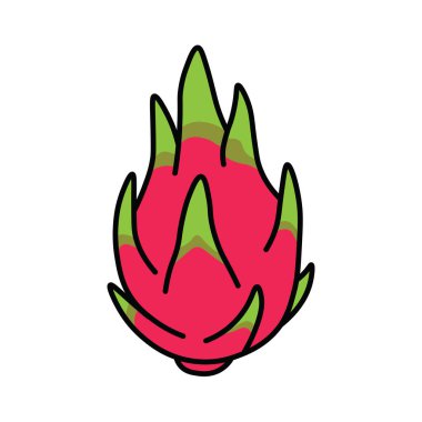 Tropikal Ejderha Meyvesi Çizgi Filmi