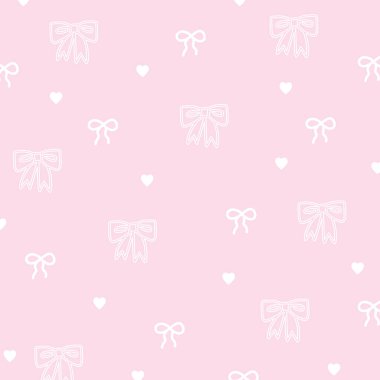 Sevgililer günü için pembe arkaplanda beyaz kurdele ve kalp, desen, duvar kağıdı, kumaş baskısı, tekstil, arka plan, giysi, baskı, afiş, sosyal medya postası, reklam şablonu, giysi, ambalaj, hediye paketi, kart, yorgan, gömlek, etek, moda, telefon kılıfı