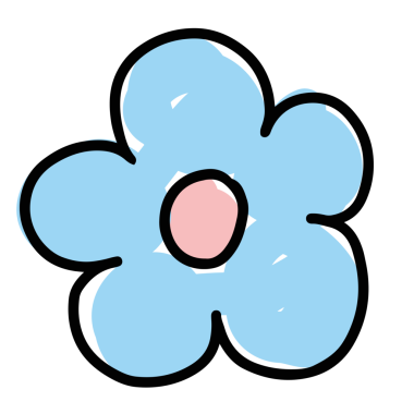 Bahar ve yaz için mavi çiçek çizimi, çiçek süslemesi, çıkartma, şirin element, kumaş baskısı, dövme, sosyal medya postası, ikon, marka logosu, doğa, bahçe, bitki, ağaç, şirin yama, gömlek baskısı, peluş oyuncak, oyuncak bebek, çiçek, çiçek