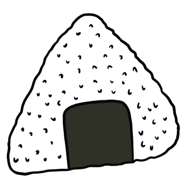 El yapımı onigiri veya pirinç ve Japon yemeği için deniz yosunu, Asya atıştırmalığı, çıkartma, menü, kafe, restoran, kahvaltı, öğle yemeği, tarif, malzemeler, süpermarket, mutfak, hızlı yemek, reklam