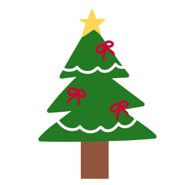 Şeffaf arkaplan, yıldız ve kırmızı kurdeleli Noel ağacı çizimi, Noel kartı, baskı, yeni yıl, kış, şenlik, kampanya logosu, simge, sembol, etiket, çıkartma, dekorasyon, dövme, sosyal medya, kutlama, şirin yamalar