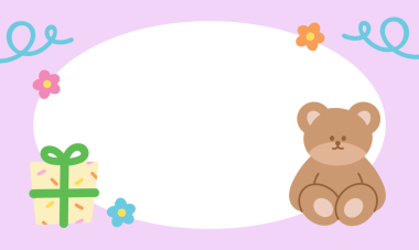 Şeffaf arkaplan, mutlu yıllar, oyuncak ayıyla dikdörtgen çerçeve, hediye kutusu, parti unsurları için çiçekler, kutlama, doğum günü kartı, hayvan, veteriner, hayvanat bahçesi, reklam şablonu, arka plan, duvar kağıdı, sosyal medya, poster, basım, afiş, bebek, çocuklar