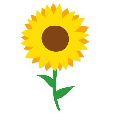 Bahar, yaz, yeşil yapraklı el çizimi ayçiçeği, şirin elementler, çiçek deseni, piknik, doğa, bitkiler, ağaç, bahçe, gömlek izi, sevimli yamalar, broş, çıkartma, dövme, dekorasyon, klip sanatları, kadın modası, aksesuar, giysi, desen