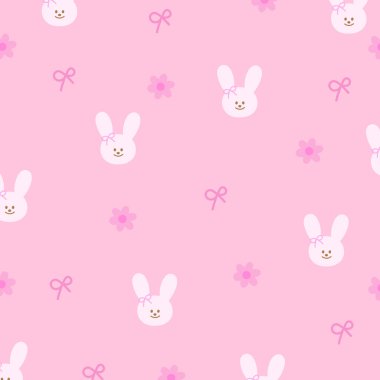 Tavşan, çiçek, çiçek, çiçek deseni, kız deseni, çocuk kıyafetleri, hediye paketi, kumaş, duvar kağıdı, arka plan, kadın tekstil, giysi, paskalya, hayvan, yorgan, yorgan, battaniye, perde, telefon kılıfı, doğa,