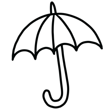 Boyama kitabı için el çizimi şemsiye taslağı, yağmur mevsimi, güneşli, sevimli yamalar, gömlek baskısı, mağaza, alışveriş merkezi, logo, ikon, çizgi film, çıkartma, yazdırma, hatıra, reklamlar, seyahat, dövme, kampanya logosu, resim, eğlence, hobi, sanat, okul