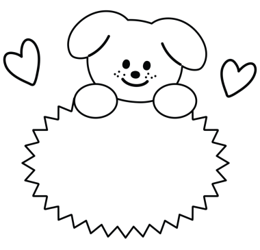 Çocuk boyama kitabı, sanat, resim, isim etiketi, çizgi film, karakter, çizgi roman, mesaj, diyalog, çıkartma, hayvan dükkanı, köpek sever, koruyucu ev, baskı, konuşma, iletişim, baskı, etiket, işaret