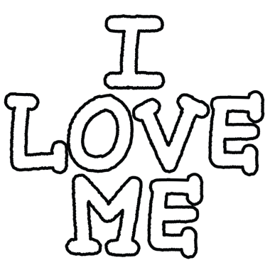 Sevgililer Günü için I Love ME mektupları, kadınların güçlendirilmesi, yazı tipi, tipografi, metin, mesaj, sevimli yama, gömlek baskısı, broş, kız gücü, çıkartma, işaret, etiket, kart, boyama kitabı, resim, sohbet, kadın güçlendirme, dövme