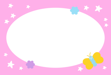 Kelebekli şirin dikdörtgen pembe çerçeve, polaroid fotoğraf, afiş, sosyal medya postası, reklam şablonu, not defteri, kağıt tasarımı, kitap kapağı, hayvan, çiçek, piknik, yaz