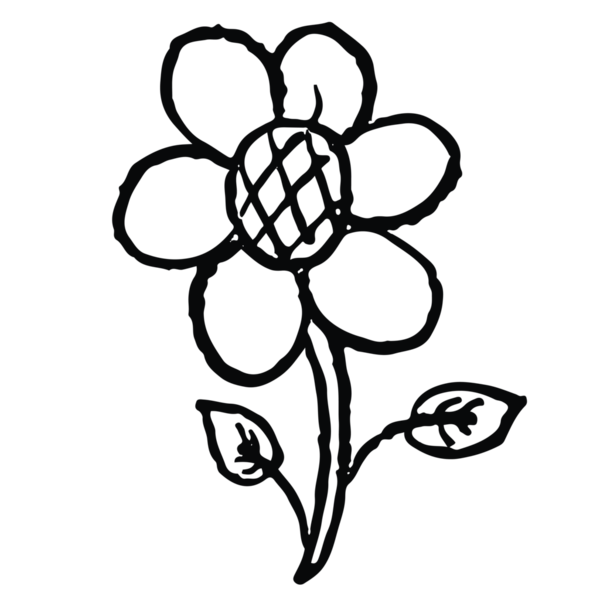 Çocuk boyama kitabı, sanat, eskiz, boya, bitki, ağaç, çiçek deseni, doğa, bahçe, çıkartma, çiçek, bahar, yaz, ev, dövme için el çizimi çiçek taslağı