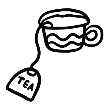 Çocuk boyama kitabı, sanat, kafe, restoran, içki menüsü, yemek tarifi dekorasyonu, çıkartma, mağaza, süpermarket, market, içecek, mutfak gereçleri, kahvaltı, öğle yemeği için el çizimi sıcak çay kupası taslağı