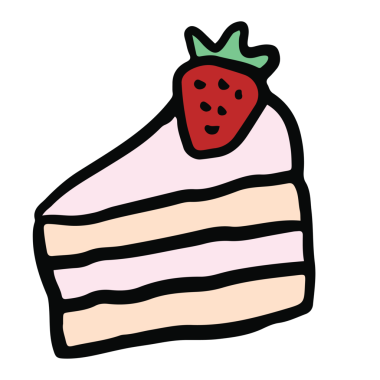 Doğum günü pastası için çilekli vanilyalı pasta dilimi, tatlı tatlı tatlı, kafe, restoran, menü, tarif, yemek, atıştırmalık, kart, parti, pastane, pastane, brunch