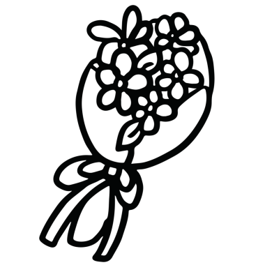 Çocuk boyama kitabı için el çizimi çiçek taslağı, mutlu yıldönümü, bahar, yaz, doğa, bahçe, çiçekler, ağaç, çiçek, çiçek, çiçek, çıkartma, mağaza, Sevgililer Günü, çift, çiçek