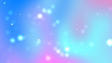 Yumuşak mavi ve pembe tonlu soyut renkli bokeh arkaplan
