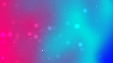 Bokeh Işıklı Soyut Mavi ve Pembe Gradyan Arkaplan