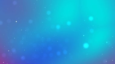 Bokeh Işıkları ile Soyut Mavi ve Teal Gradyan Arkaplanı, Web Sitesi Tasarımı, Sunum Slaytları veya Sosyal Medya Gönderileri İçin Mükemmel