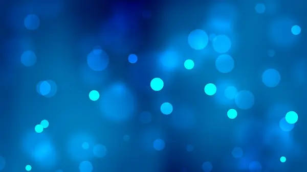 Mavi ve beyaz ışıklarla soyut bokeh arkaplanı