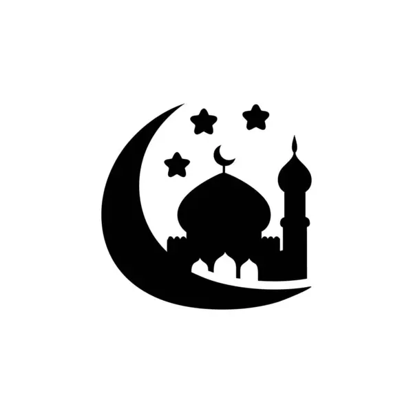 İslami yıldız simgesi vektör illüstrasyon tasarımı