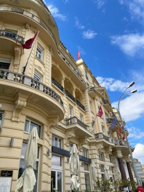 Viyana 'nın merkezindeki manzaralar. Mayıs 2024 Avusturya. Yüksek kalite fotoğraf