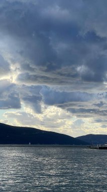 Porto Karadağ yatı. Karadağ 'ın seçkin bölgeleri. Yüksek kalite fotoğraf