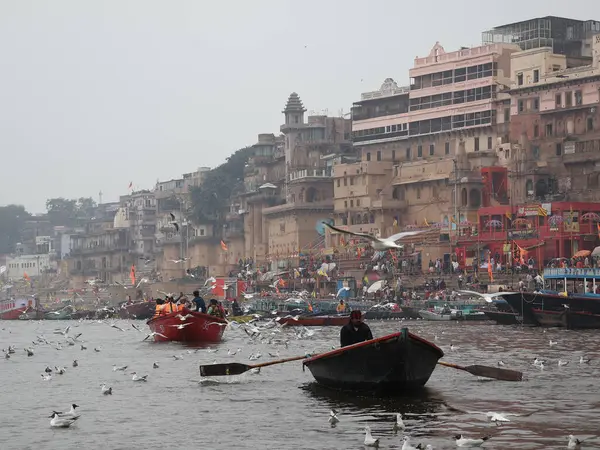 Varanasi, Hindistan: Hint Varanasi Festivali, Ganj Nehri.