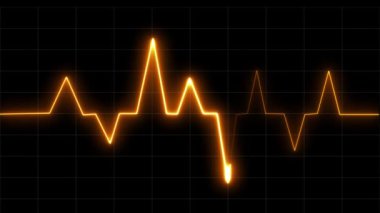 soyut parlak neon dalgası