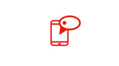 Akıllı telefon simgesi tasarımının vektör illüstrasyonu.