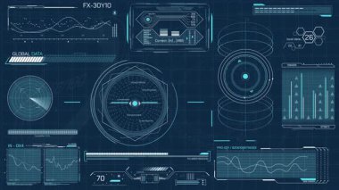 Bilgi işleme ve depolama sistemi yüksek teknolojili ekranda, alfa kanallı animasyonda görüntülenir.