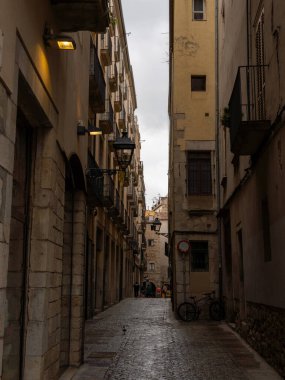 Girona, Spanien, 21. Eylül 2024, İspanya 'nın Barcelona eyaletinin Anoia iline bağlı Eski Calaf kasabası. Yüksek kalite fotoğraf