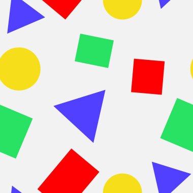 Modern tasarımlar için geometrik şekiller kusursuz vektör deseni