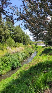 Cayambe şehrinin manzarası