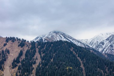 Dağların güzel manzarası