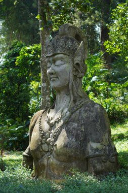 Kemesraan Park, Pujon, Batu Malang 'daki dev antik tanrıça heykeli. 