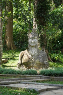 Kemesraan Park, Pujon, Batu Malang 'daki dev antik tanrıça heykeli. 