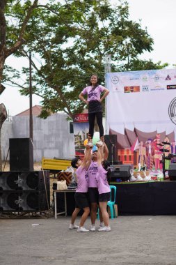 79. Endonezya Bağımsızlık Günü kutlamalarında ponpon kız takımı sahne alacak.