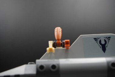 Lego Star Wars minifigures on a spaceship clipart