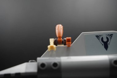 Bir uzay gemisinde Lego Star Wars minyatürleri