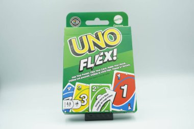 Yeşil Uno Flex iskambil kartları (masa oyunu)