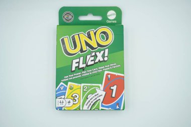 Yeşil Uno Flex iskambil kartları (masa oyunu)