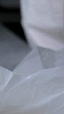 Dönüşümlü kremalı Camembert 'in 4K' lık detaylı görüntüsü. Yüksek kalite 4k görüntü