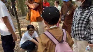 Vietnam Savaşı sırasında Cu Chi tünellerindeki gerilla kampının görüldüğü yer artık turistik bir yer. Seyahat konsepti. Cu Chi, Viet Nam Cu Chi 06.06.2024